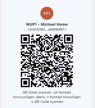 MeshCore Contact QR-Code MUP1